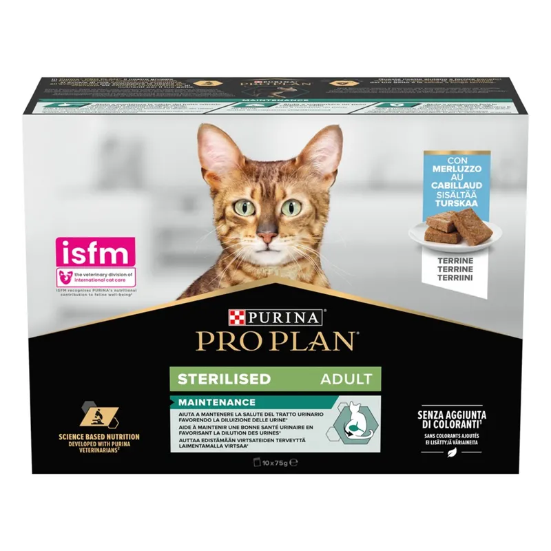 Bild 2 för Purina Pro Plan Adult Sterilised Maintenance Terrine med torsk 750 g
