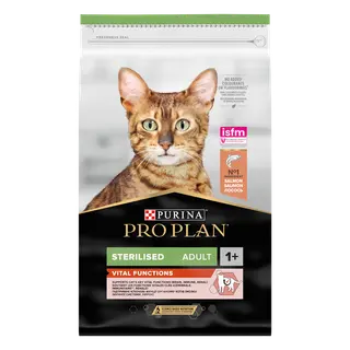 Produktfoto för Purina Pro Plan Cat Adult Sterilised Vital Functions Salmon (10 kg)