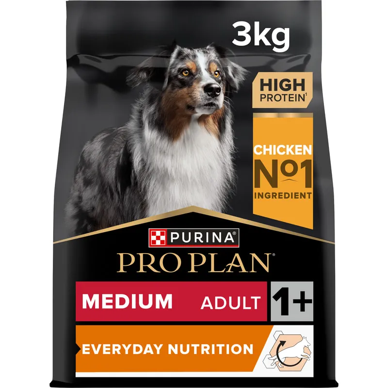 Bild 1 för Purina Pro Plan Dog Adult Medium Chicken (3 kg)