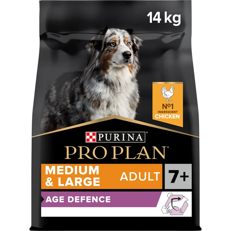 Alternativ bild 0 för Purina Pro Plan Dog Age Defence Medium & Large Adult 7+ (14 kg)
