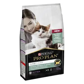 Produktfoto för Purina Pro Plan Liveclear Kitten < 1 year Rikt på kalkon 1,4 kg