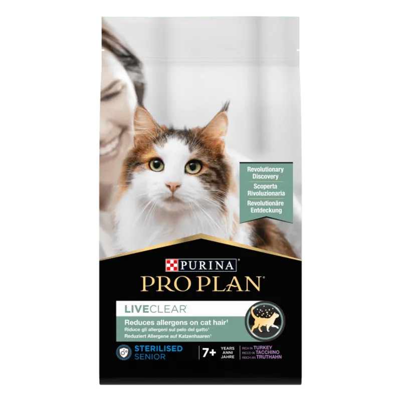 Bild 1 för Purina Pro Plan Liveclear Sterilised 7+ years Rikt på kalkon 1,4 kg
