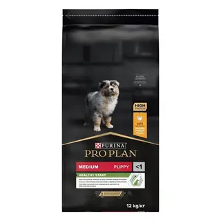Produktfoto för Purina Pro Plan Medium Puppy Rikt på Kyckling 12 kg