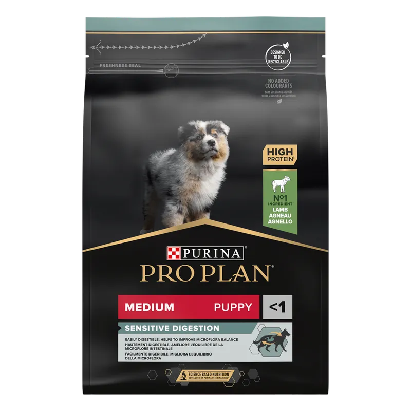Alternativ bild 0 för Purina Pro Plan Medium Puppy Sensitive Digestion Rikt på Lamm 3 kg
