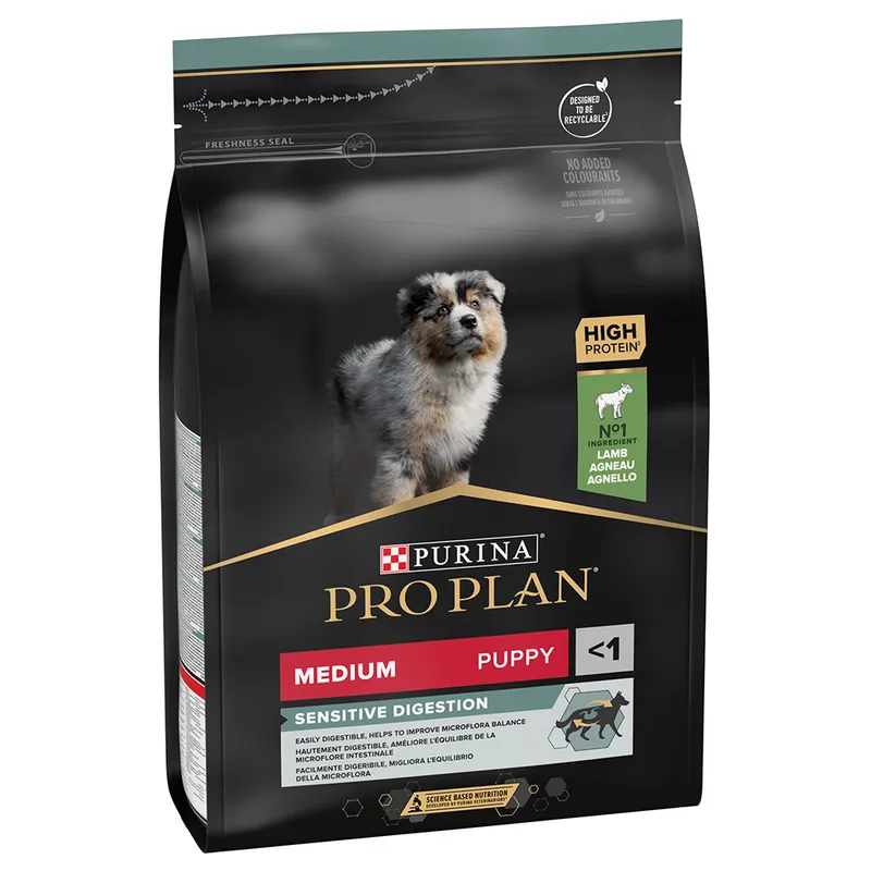 Alternativ bild 0 för Purina Pro Plan Medium Puppy Sensitive Digestion Rikt på Lamm 3 kg