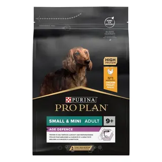 Produktfoto för Purina Pro Plan Small & Mini Adult Dog 9+ Rikt på kyckling 3 kg