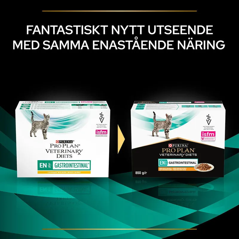 Bild 2 för Purina Pro Plan Veterinary Diets Feline EN Chicken Gastrointestinal 10x85 g