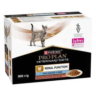 Produktfoto för Purina Pro Plan Veterinary Diets Feline Feline NF Renal Function  Advanced Care with Salmon 10x85 g