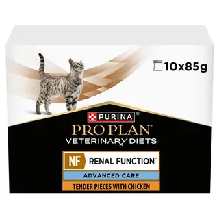 Produktfoto för Purina Pro Plan Veterinary Diets Feline NF Renal Function Advanced Care Chicken 10x85 g