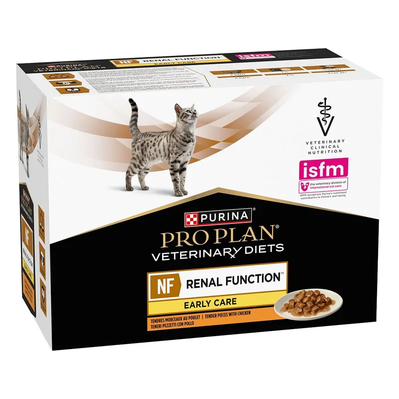 Bild 2 för Purina Pro Plan Veterinary Diets Feline NF Renal Functionarly Care Chicken 10x85 g