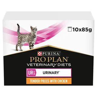 Produktfoto för Purina Pro Plan Veterinary Diets UR St/Ox Urinary Chicken 10x85 g