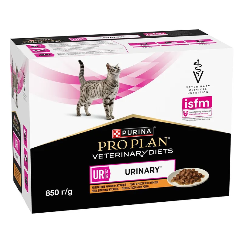 Bild 2 för Purina Pro Plan Veterinary Diets UR St/Ox Urinary Chicken 10x85 g