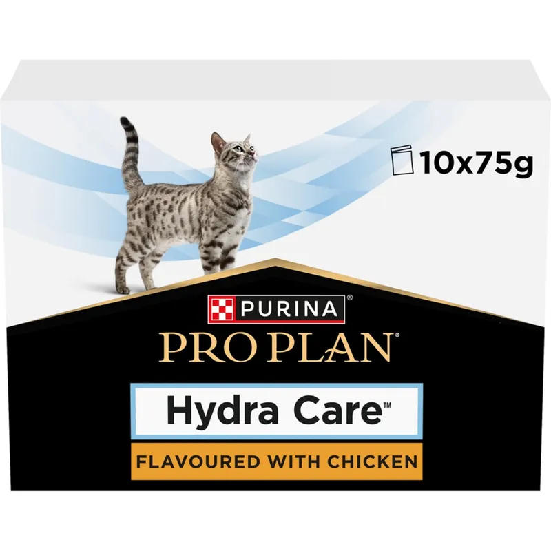 Bild 2 för Purina ProPlan Veterinary Diets Feline Hydra Care Chicken 10x75 g