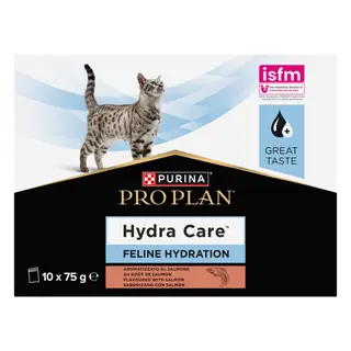 Produktfoto för Purina ProPlan Veterinary Diets Feline Hydra Care Salmon 10x75 g