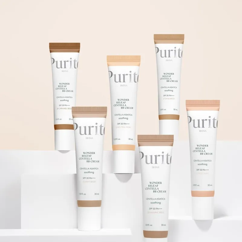 Bild 4 för Purito Cica Clearing BB Cream #21 Light Beige 30 ml