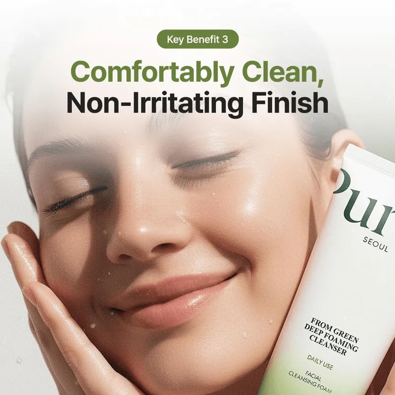 Bild 7 för PURITO From Green Deep Foaming Cleanser 150 ml