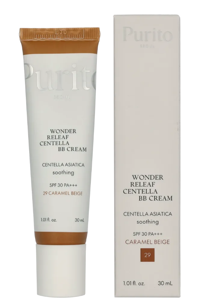 Bild 1 för Purito Seoul Wonder Releaf Centella BB Cream SPF30 PA+++ 30 ml #29 Caramel Beige
