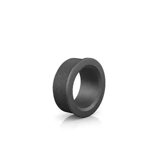 Produktfoto för PURUS Gumminippel Ø50/40 mm sort EPDM gummi type-godkendt