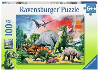 Produktfoto för Pussel Dinosaurier 100 bitar