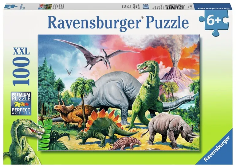 Alternativ bild 0 för Pussel Dinosaurier 100 bitar