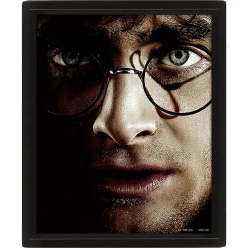 Alternativ bild 0 för Pyramid - Wall Art - Harry Potter vs Voldemort 3D Framed 20x - Bild