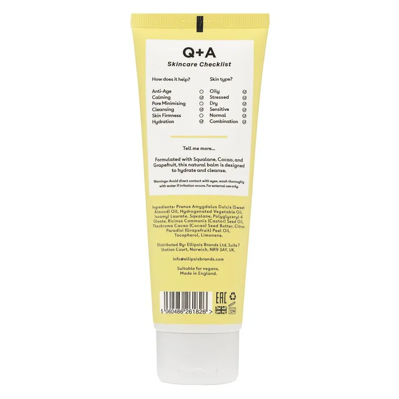 Bild 2 för Q+A Grapefruit Cleansing Balm 125 ml