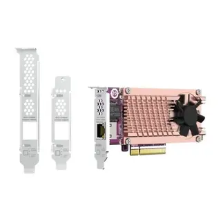 Produktfoto för QNAP QM2-2P10G1TB - Kontrollerkort - M.2 - PCIe 3.0 x4 (NVMe) - låg profil - PCIe 3.0 x8 - för QNAP TDS-H2489, TNS-H1083X-E2234, H1083X-E2236-16, TS-473, H1677, H2477, TVS-672, h1288