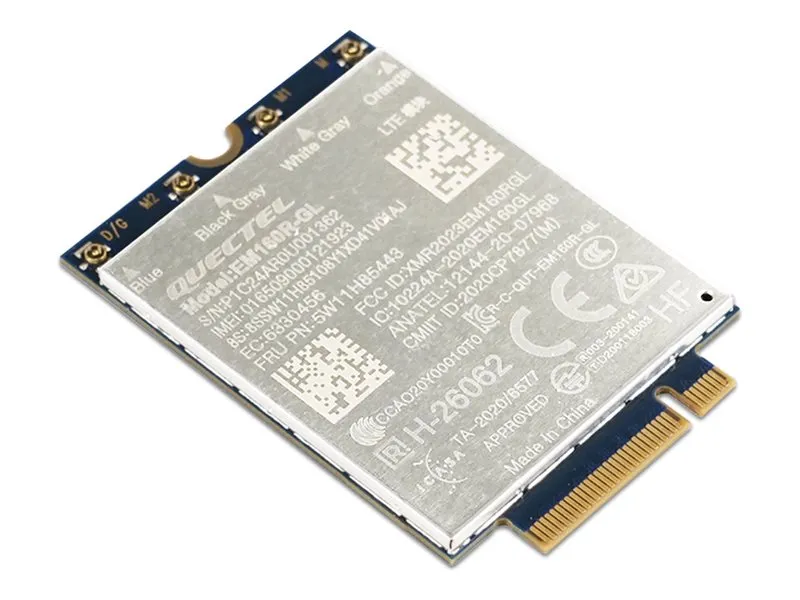 Alternativ bild 0 för Quectel EM160R-GL - Trådlöst mobilmodem - 4G LTE Advanced - M.2 Card