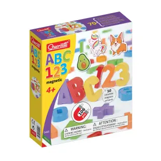 Produktfoto för Quercetti Magnets: ABC & 123