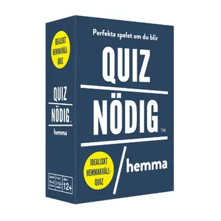 Produktfoto för Quiznödig Hemma Frågespel