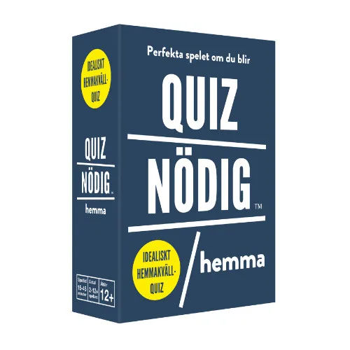 Alternativ bild 0 för Quiznödig Hemma Frågespel