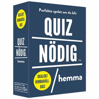 Produktfoto för Quiznödig Hemma Frågespel