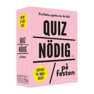 Produktfoto för Quiznödig på Festen Frågespel