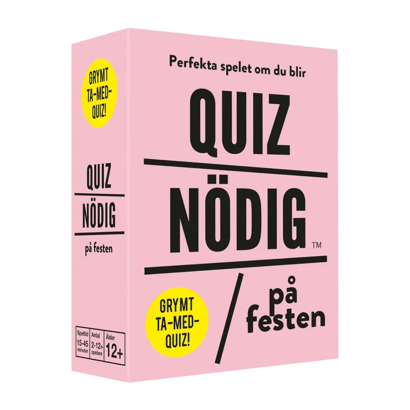Alternativ bild 0 för Quiznödig på Festen Frågespel