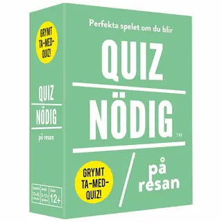 Produktfoto för Quiznödig på Resan Frågespel