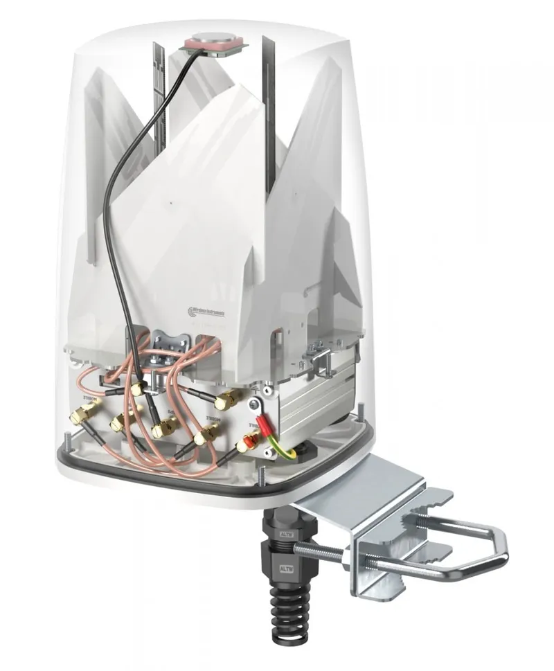 Alternativ bild 0 för QuWireless AX50S, 4,5 dBi, 0.617-0.96/1.7-2.7/3.3-4.3  2.4-2.5/4.7-6 GHz, 2 / 4,5 dBi, 6 dBi, 7,5 dBi, 50 O