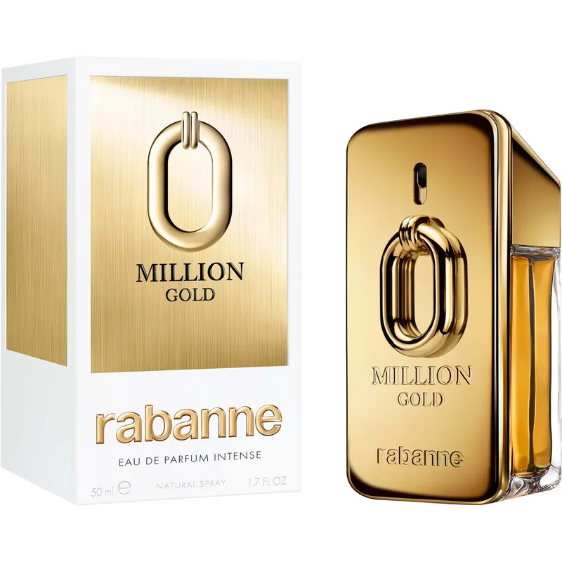 Bild 2 för Rabanne Million Gold For Him Eau de Parfum Intense 50 ml