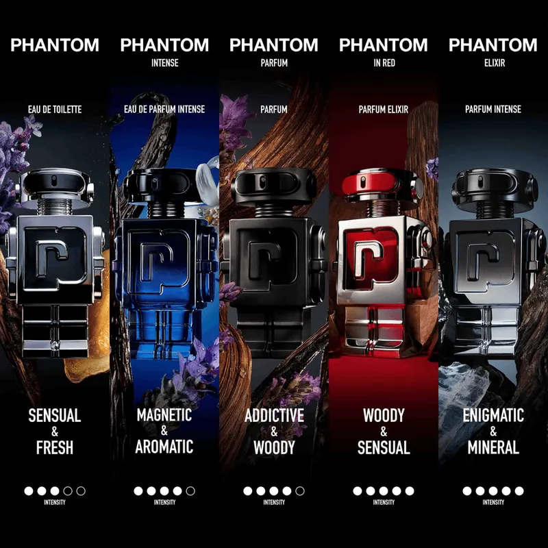 Bild 4 för Rabanne Phantom Black Elixir Parfum - 50 ml