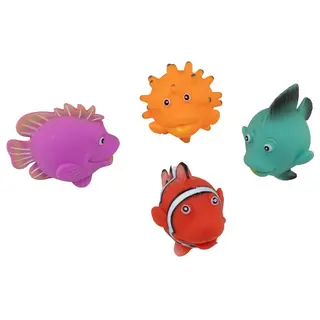 Produktfoto för Rätt Start Badleksak Korallfiskar 4-pack