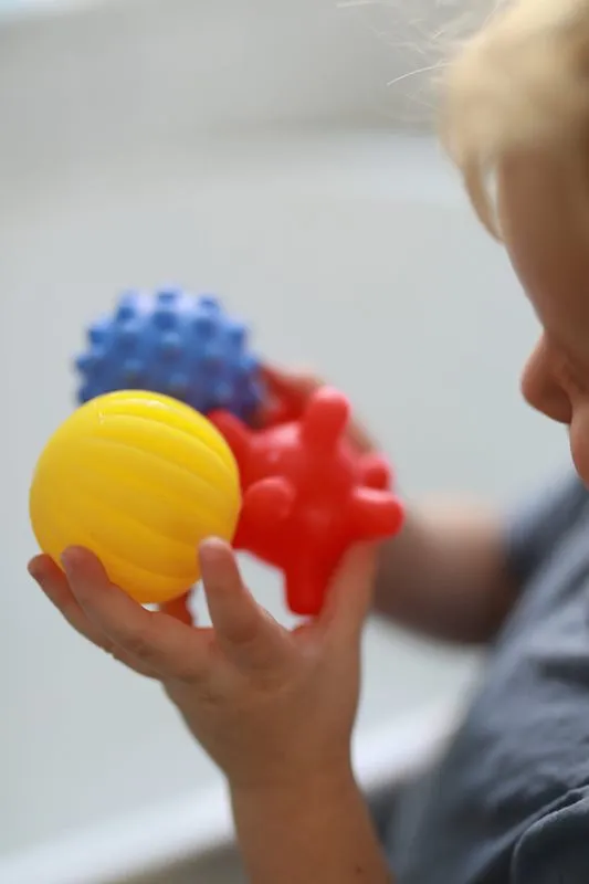 Bild 2 för Rätt Start badleksaker aktivitetsbollar, 3-pack