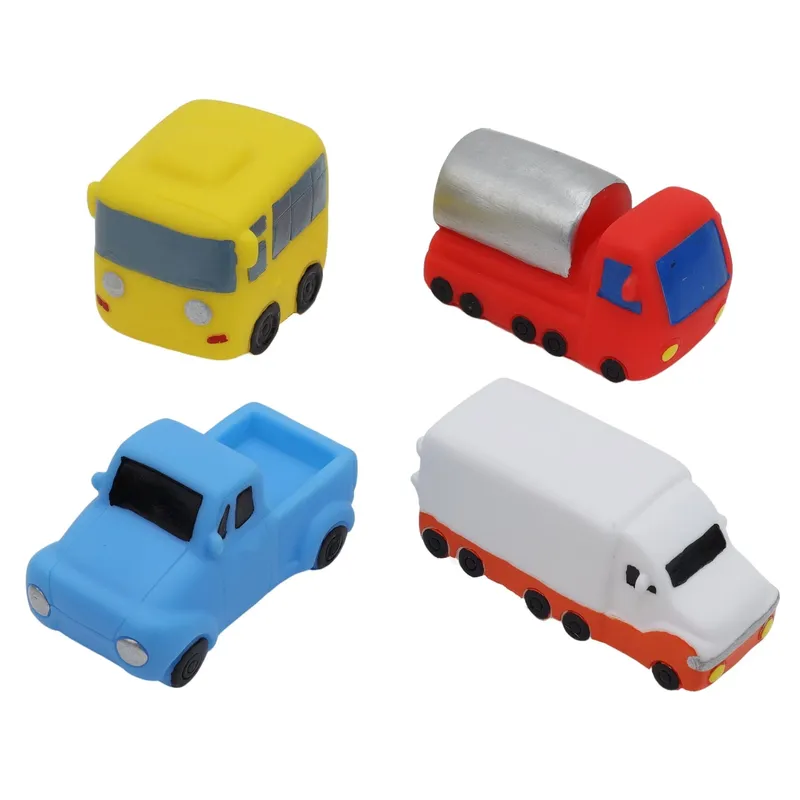 Bild 2 för Rätt Start badleksaker bilar, 4-pack