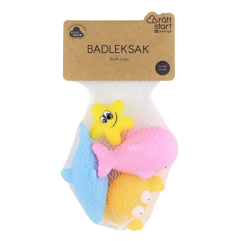 Bild 2 för Rätt Start badleksaker koralldjur 4-pack