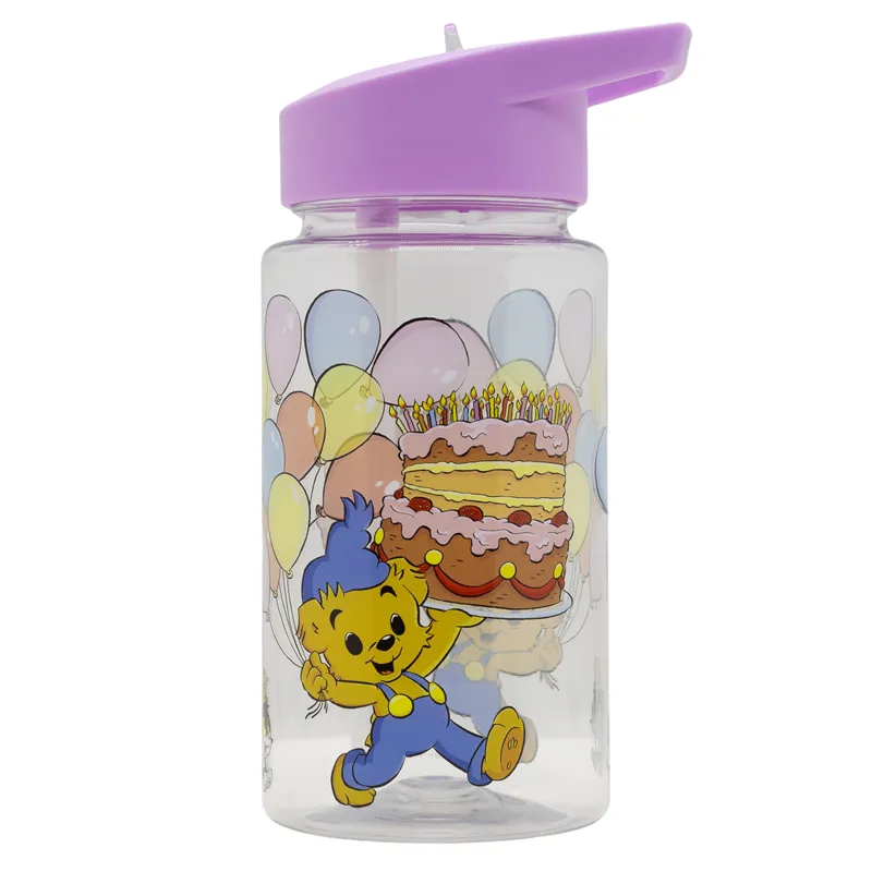 Bild 1 för Rätt Start Bamse Kalas Vattenflaska (Rosa)