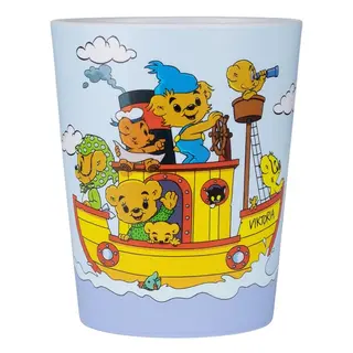 Produktfoto för Rätt Start Bamse Tumblermugg Viktoria (Ljusblå)