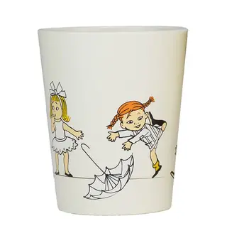 Produktfoto för Rätt Start mugg, Pippi Cirkus beige