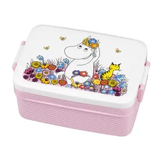 Produktfoto för Rätt Start Mumin Äng Matlåda (Rosa)