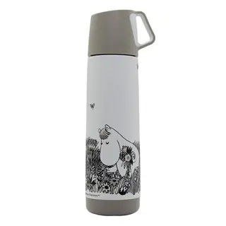 Produktfoto för Rätt Start Mumin Graphic termos 50 cl Vit-svart