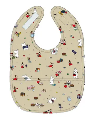 Produktfoto för Rätt Start Mumin Picknick Haklapp (Beige)