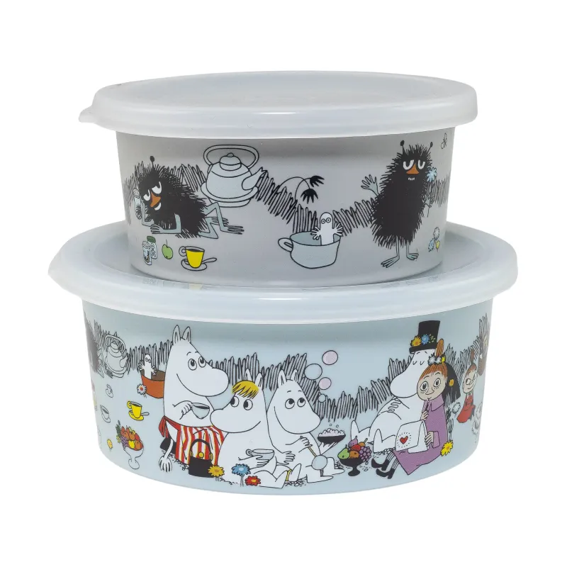 Alternativ bild 0 för Rätt Start Mumin Picknick Stinky Snackbox 2-pack
