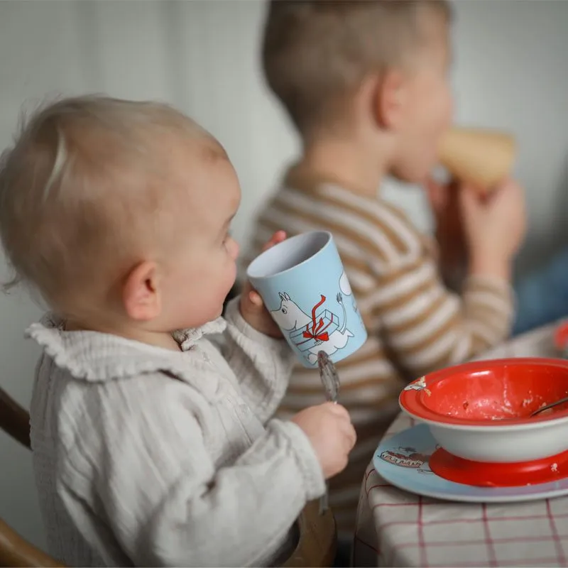 Bild 2 för Rätt Start Mumin Picknick Tumblermugg (Blå)